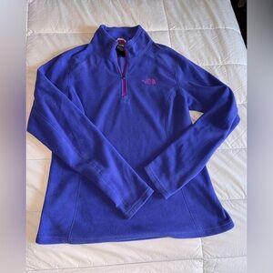 The North Face Vibrant Blue Quarter-Zip Pullover